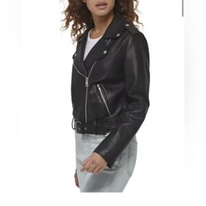 Women's Black Leather Jacket